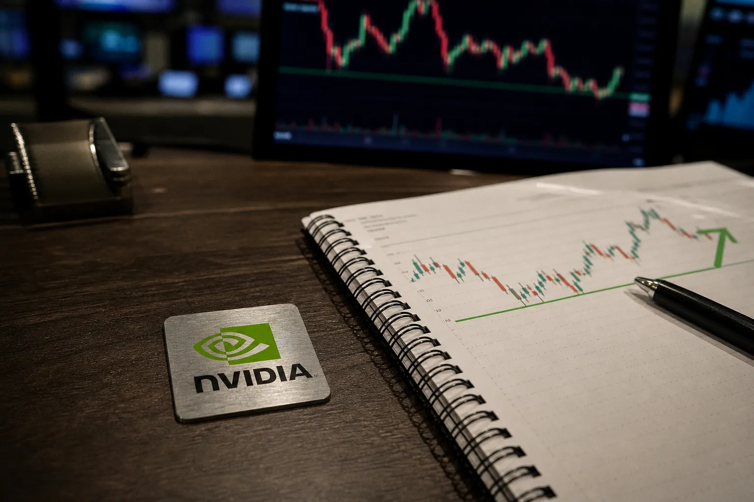 Nvidia stock hits key support, forms bullish pattern as key valuation metric dips